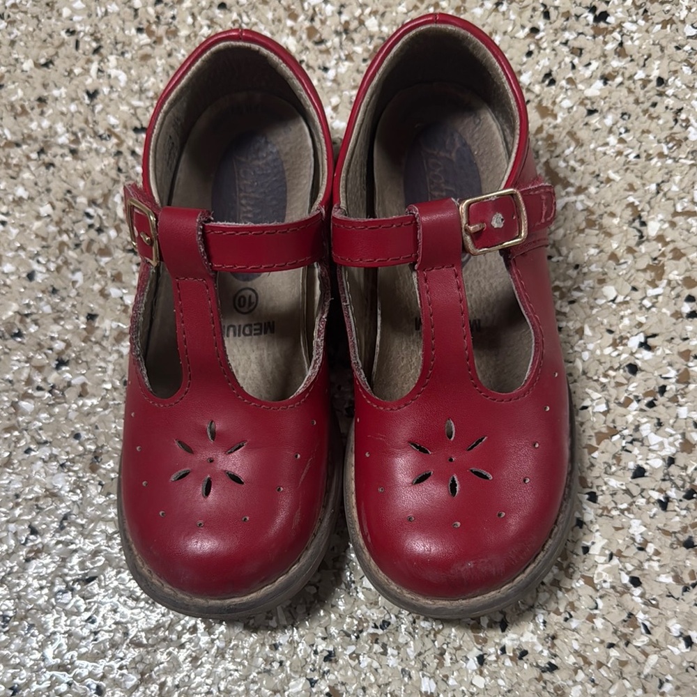 Classic Red Kids Shoes
